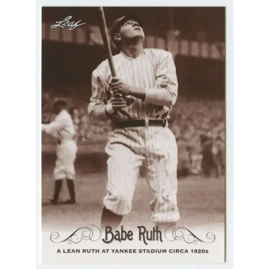 2016 Leaf Babe Ruth Collection #14 Babe Ruth NM-MT Baseball Card - Baseball Card Single
