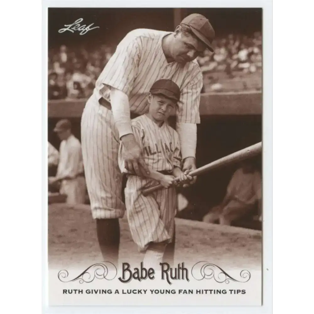 2016 Leaf Babe Ruth Collection #20 Babe Ruth NM-MT Baseball Card - Baseball Card Single