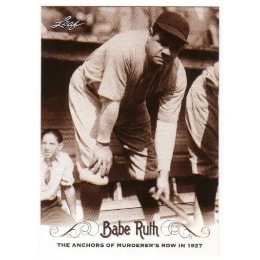 2016 Leaf Babe Ruth Collection #21 Babe Ruth NM-MT Baseball Card - Baseball Card Single
