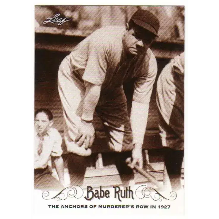 2016 Leaf Babe Ruth Collection #21 Babe Ruth NM-MT Baseball Card - Baseball Card Single