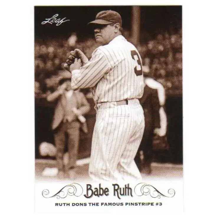 2016 Leaf Babe Ruth Collection #25 Babe Ruth NM-MT Baseball Card - Baseball Card Single
