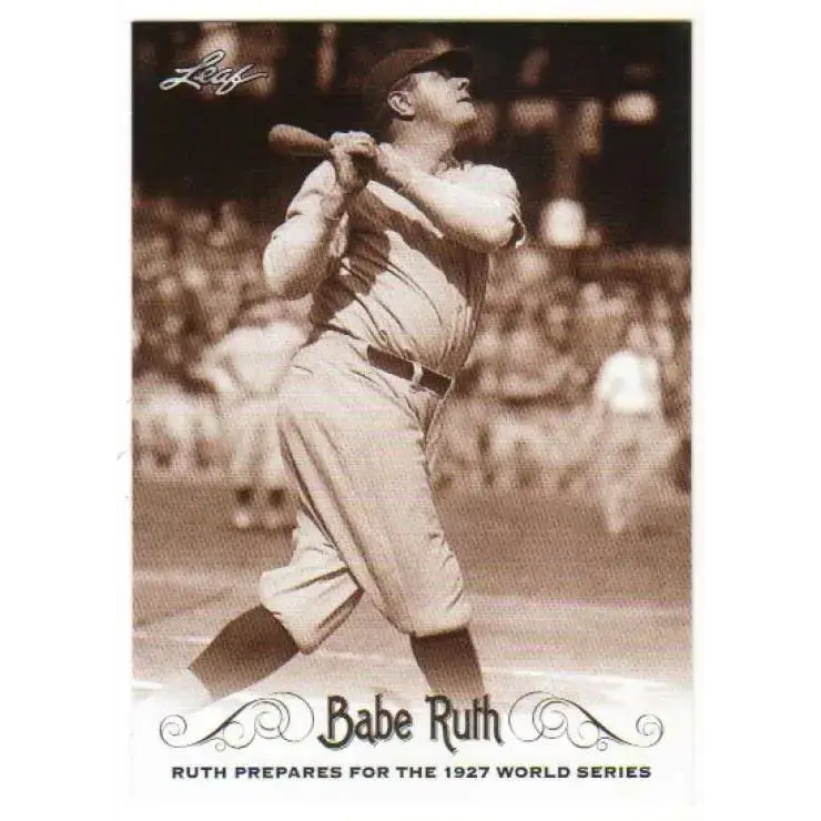 2016 Leaf Babe Ruth Collection #27 Babe Ruth NM-MT Baseball Card - Baseball Card Single