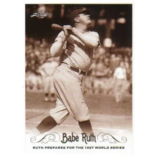 2016 Leaf Babe Ruth Collection #27 Babe Ruth NM-MT Baseball Card - Baseball Card Single