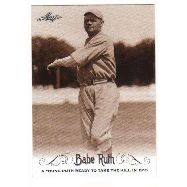 2016 Leaf Babe Ruth Collection #33 Babe Ruth NM-MT Baseball Card - Baseball Card Single