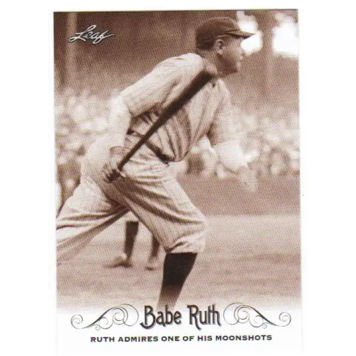 2016 Leaf Babe Ruth Collection #34 Babe Ruth NM-MT Baseball Card - Baseball Card Single