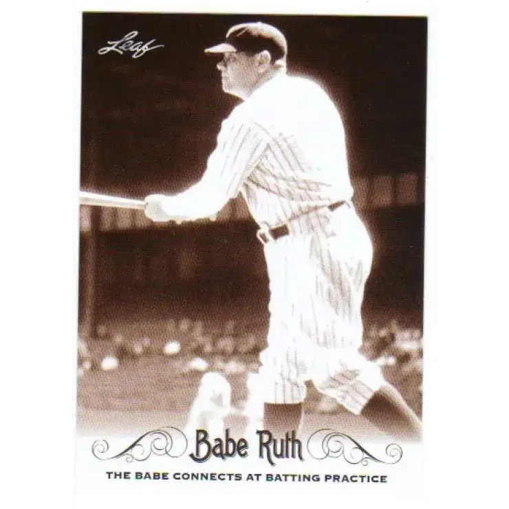 2016 Leaf Babe Ruth Collection #37 Babe Ruth NM-MT Baseball Card - Baseball Card Single
