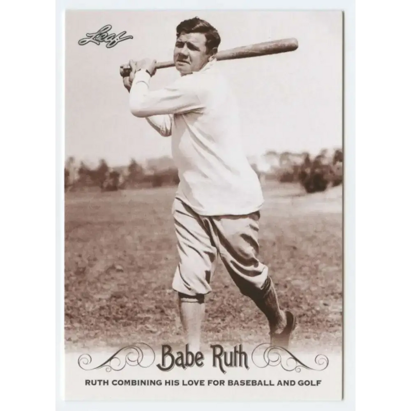 2016 Leaf Babe Ruth Collection #38 Babe Ruth NM-MT Baseball Card - Baseball Card Single