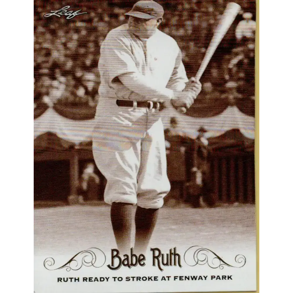 2016 Leaf Babe Ruth Collection #39 Babe Ruth NM-MT Baseball Card - Baseball Card Single