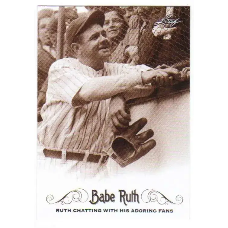 2016 Leaf Babe Ruth Collection #40 Babe Ruth NM-MT Baseball Card - Baseball Card Single