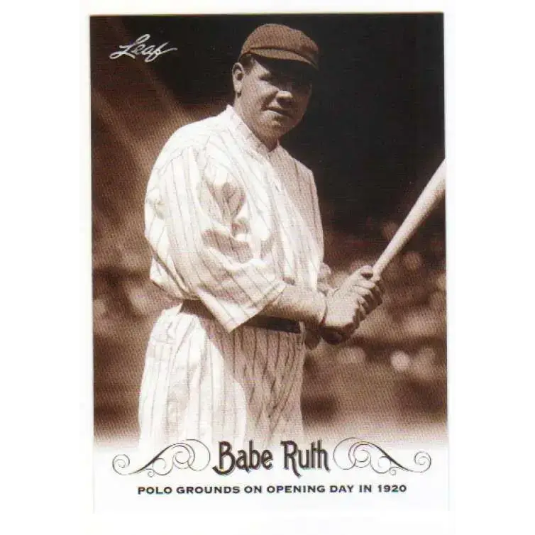 2016 Leaf Babe Ruth Collection #41 Babe Ruth NM-MT Baseball Card - Baseball Card Single