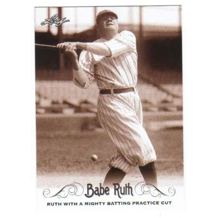 2016 Leaf Babe Ruth Collection #43 Babe Ruth NM-MT Baseball Card - Baseball Card Single
