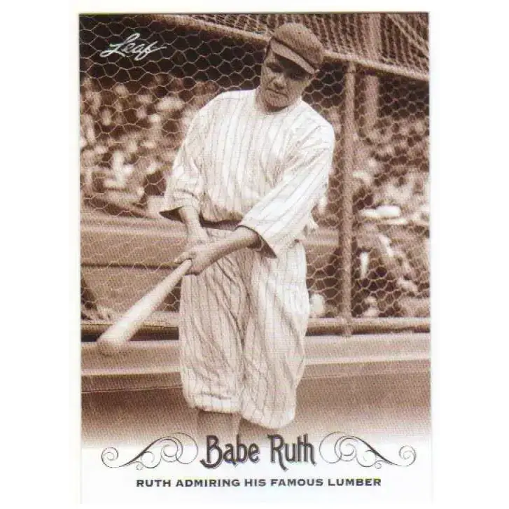 2016 Leaf Babe Ruth Collection #44 Babe Ruth NM-MT Baseball Card - Baseball Card Single