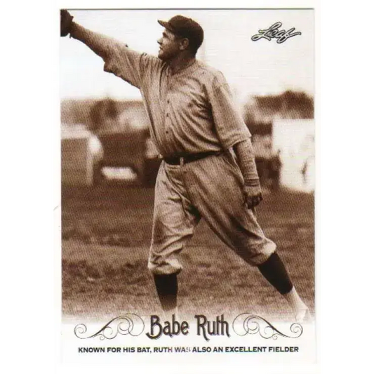 2016 Leaf Babe Ruth Collection #45 Babe Ruth NM-MT Baseball Card - Baseball Card Single