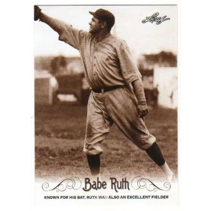 2016 Leaf Babe Ruth Collection #45 Babe Ruth NM-MT Baseball Card - Baseball Card Single