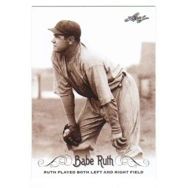 2016 Leaf Babe Ruth Collection #49 Babe Ruth NM-MT Baseball Card - Baseball Card Single