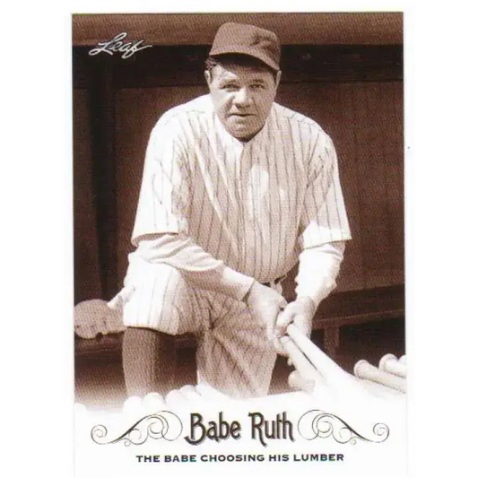 2016 Leaf Babe Ruth Collection #52 Babe Ruth NM-MT Baseball Card - Baseball Card Single