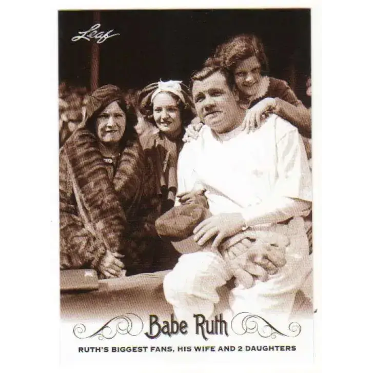 2016 Leaf Babe Ruth Collection #54 Babe Ruth NM-MT Baseball Card - Baseball Card Single
