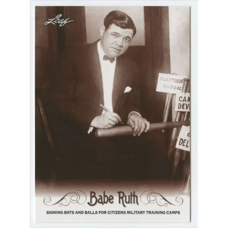 2016 Leaf Babe Ruth Collection #57 Babe Ruth NM-MT Baseball Card