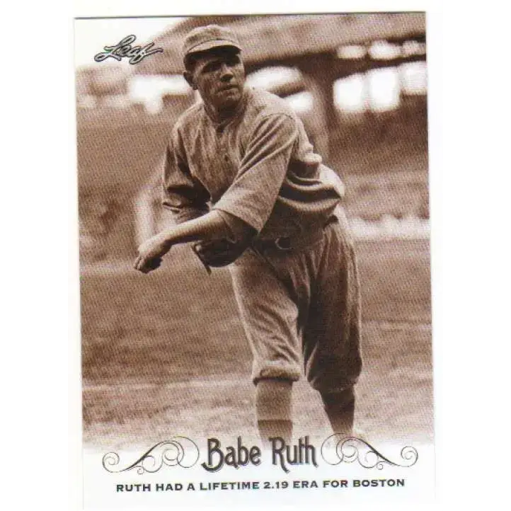 2016 Leaf Babe Ruth Collection #62 Babe Ruth NM-MT Baseball Card - Baseball Card Single