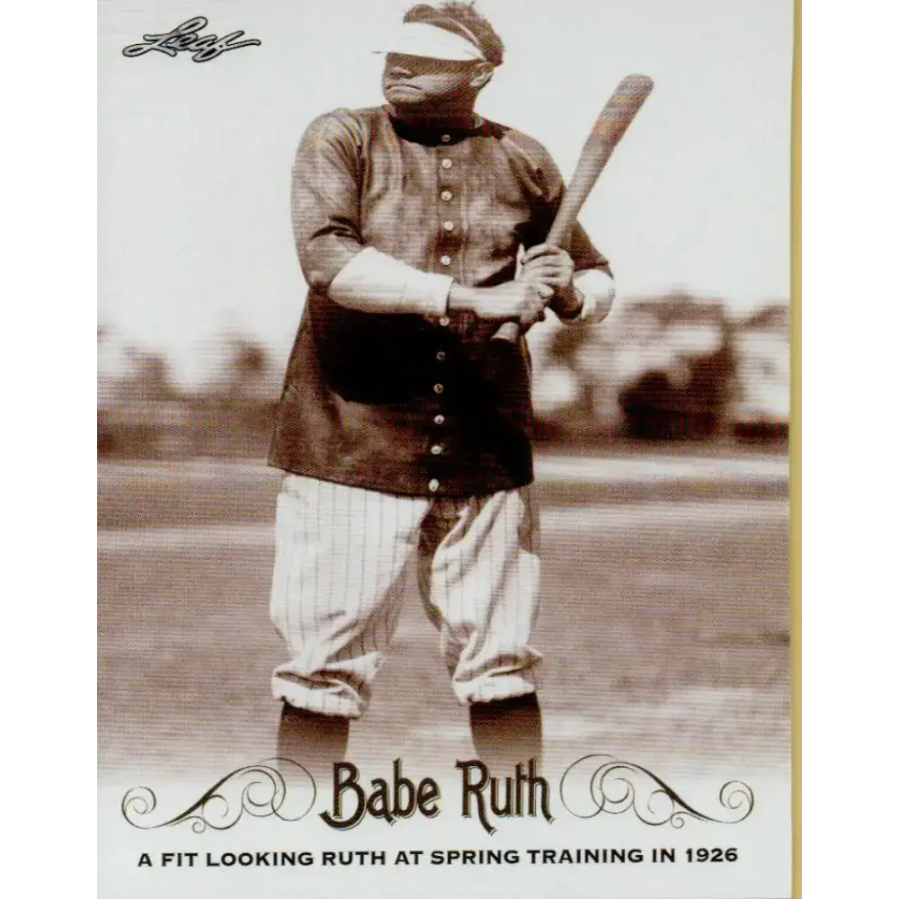 2016 Leaf Babe Ruth Collection #63 Babe Ruth NM-MT Baseball Card