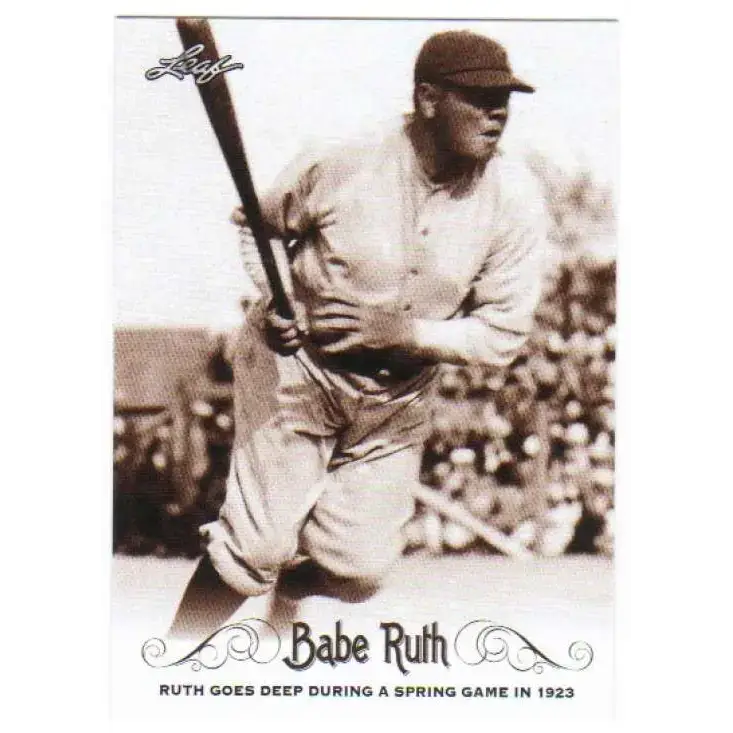 2016 Leaf Babe Ruth Collection #7 Babe Ruth NM-MT Baseball Card - Baseball Card Single