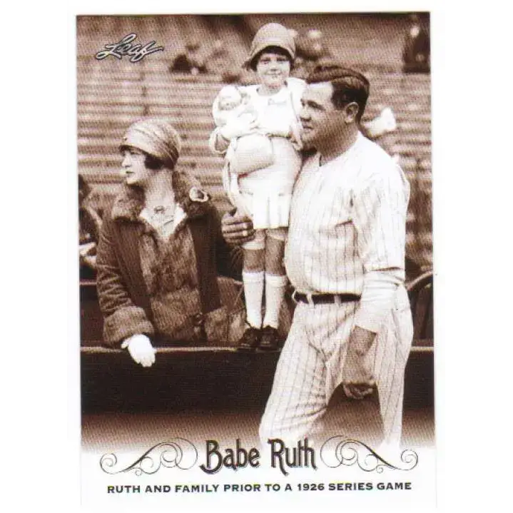 2016 Leaf Babe Ruth Collection #70 Babe Ruth NM-MT Baseball Card - Baseball Card Single