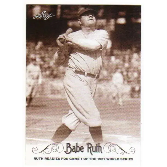 2016 Leaf Babe Ruth Collection #71 Babe Ruth NM-MT Baseball Card - Baseball Card Single