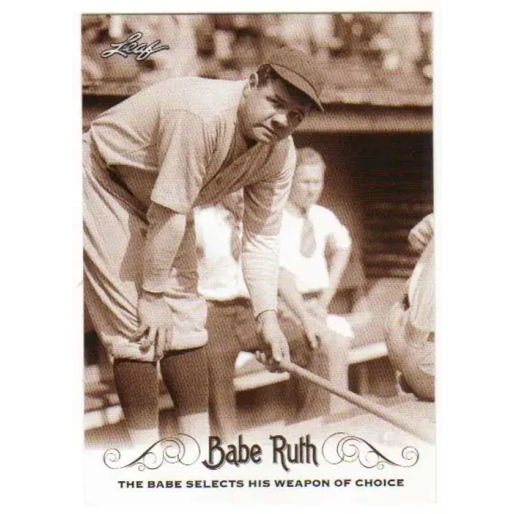2016 Leaf Babe Ruth Collection #72 Babe Ruth NM-MT Baseball Card - Baseball Card Single