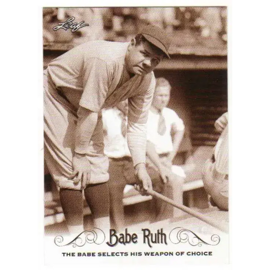 2016 Leaf Babe Ruth Collection #72 Babe Ruth NM-MT Baseball Card - Baseball Card Single