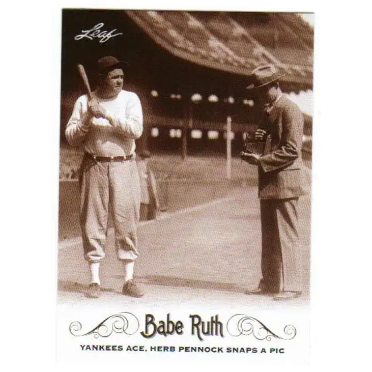 2016 Leaf Babe Ruth Collection #73 Babe Ruth NM-MT Baseball Card - Baseball Card Single