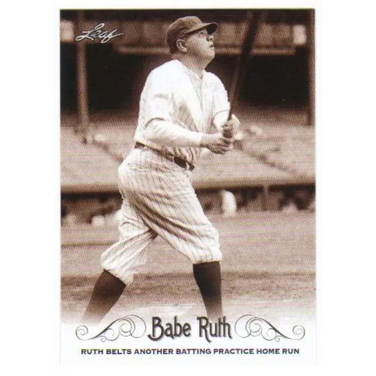 2016 Leaf Babe Ruth Collection #76 Babe Ruth NM-MT Baseball Card - Baseball Card Single