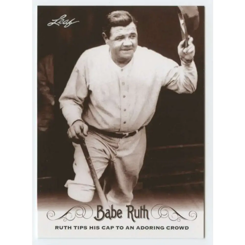 2016 Leaf Babe Ruth Collection #79 Babe Ruth NM-MT Baseball Card - Baseball Card Single