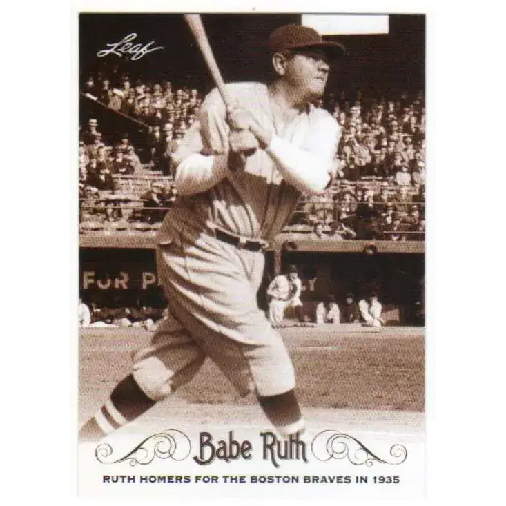 2016 Leaf Babe Ruth Collection #80 Babe Ruth NM-MT Baseball Card - Baseball Card Single