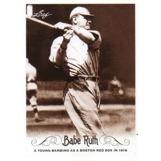 2016 Leaf Babe Ruth Collection #9 Babe Ruth NM-MT Baseball Card - Baseball Card Single