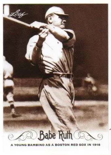 2016 Leaf Babe Ruth Collection #9 Babe Ruth NM-MT ID:3734 - Trading Cards (Singles): Baseball Card Single