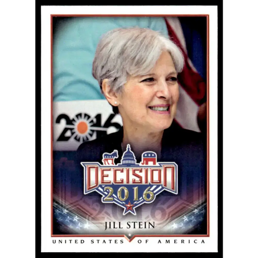 2016 Leaf Decision 2016 #10 Jill Stein NM-MT Political Trading Card - Non-Sports Card Single