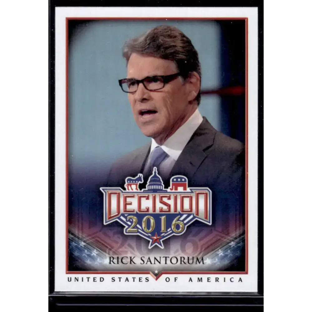 2016 Leaf Decision 2016 #21 Rick Perry NM-MT Political Trading Card - Non-Sports Card Single
