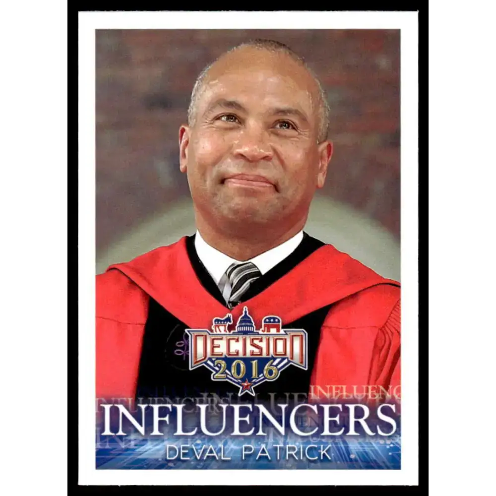 2016 Leaf Decision 2016 #29 Deval Patrick NM-MT Political Trading Card - Non-Sports Card Single