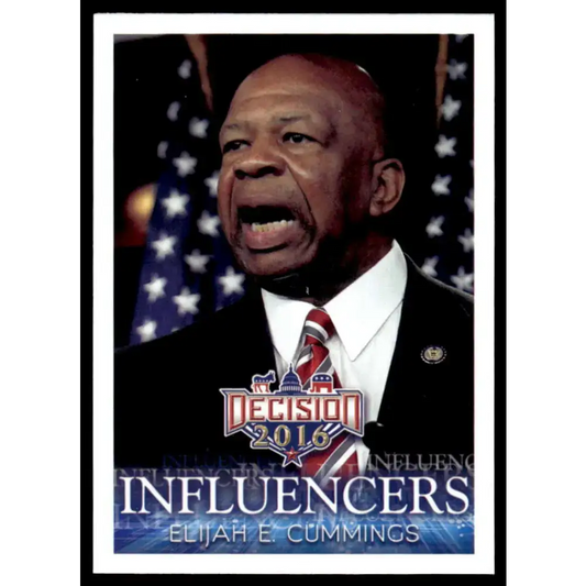 2016 Leaf Decision 2016 #30 Elijah E. Cummings NM-MT Political Trading Card - Non-Sports Card Single