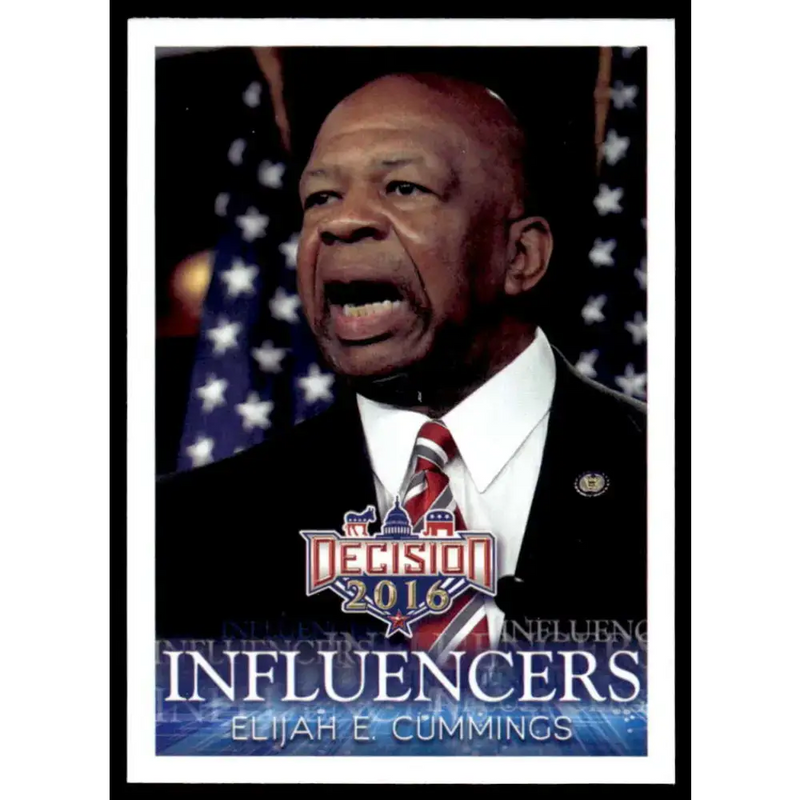 2016 Leaf Decision 2016 #30 Elijah E. Cummings NM-MT Political Trading Card - Non-Sports Card Single