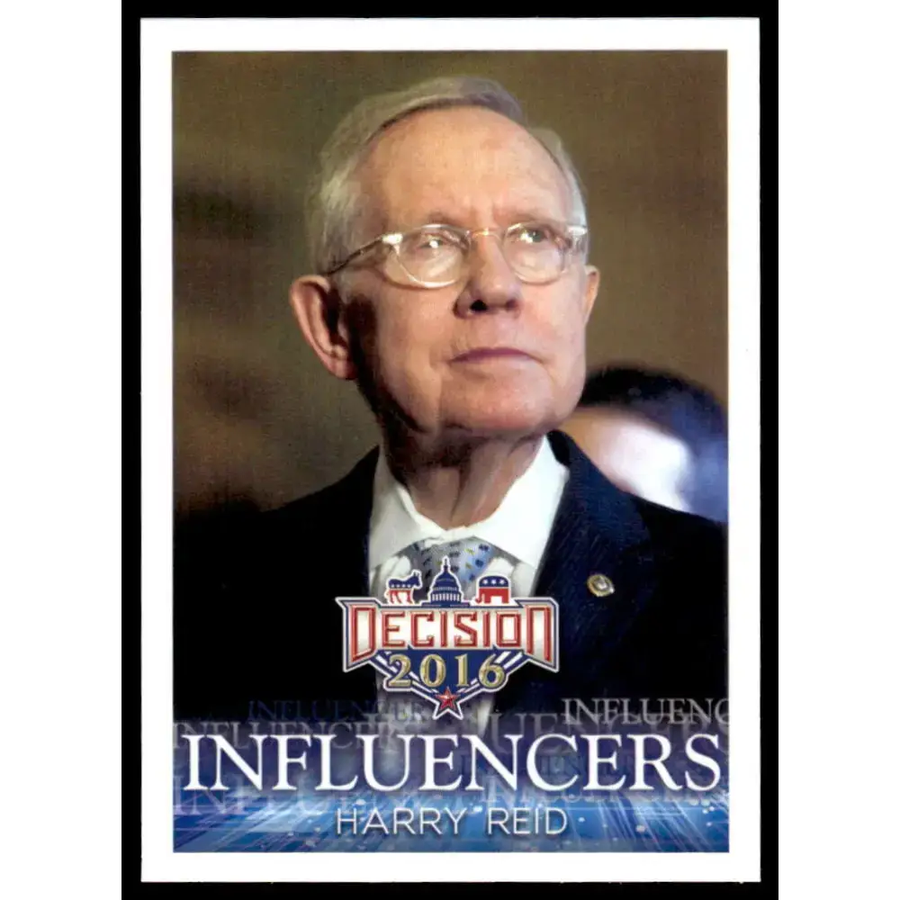 2016 Leaf Decision 2016 #32 Harry Reid NM-MT Political Trading Card - Political Trading Card Single