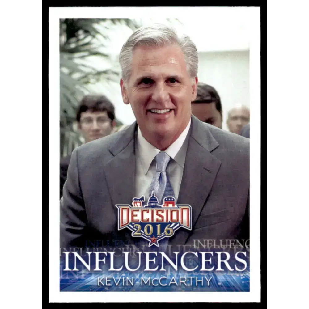 2016 Leaf Decision 2016 #39 Kevin McCarthy NM-MT Political Trading Card - Non-Sports Card Single