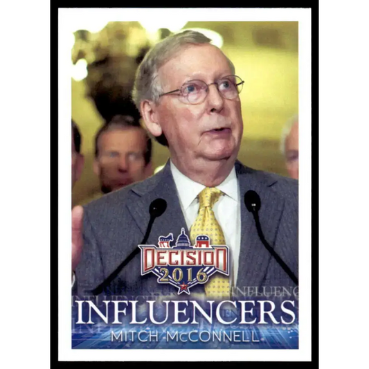 2016 Leaf Decision 2016 #41 Mitch McConnell NM-MT Political Trading Card - Political Trading Card Single