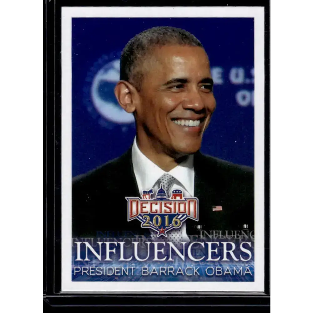 2016 Leaf Decision 2016 #46 President Obama NM-MT Political Trading Card - Non-Sports Card Single