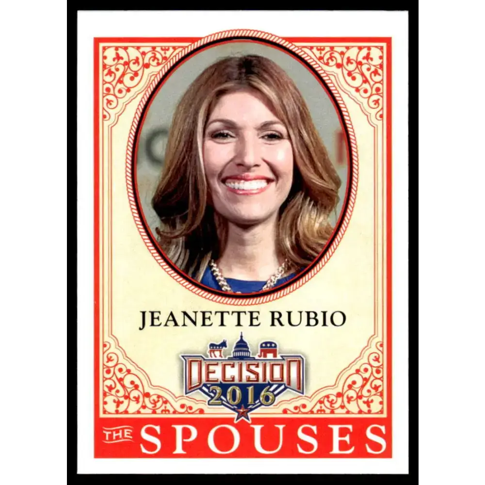 2016 Leaf Decision 2016 #57 Jeanette Rubio NM-MT Political Trading Card - Political Trading Card Single