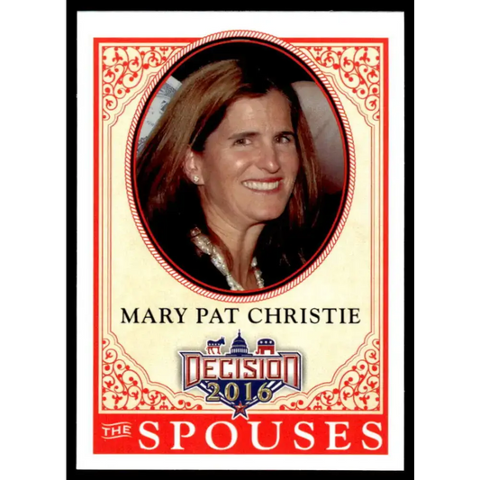 2016 Leaf Decision 2016 #62 Mary Pat Christie NM-MT Political Trading Card - Political Trading Card Single