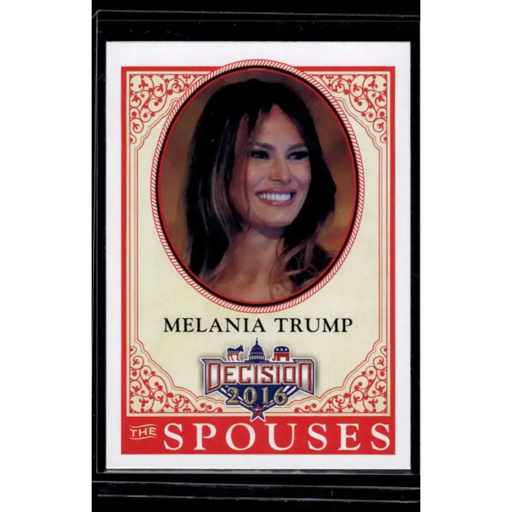 2016 Leaf Decision 2016 #63 Melania Trump NM-MT Political Trading Card - Non-Sports Card Single