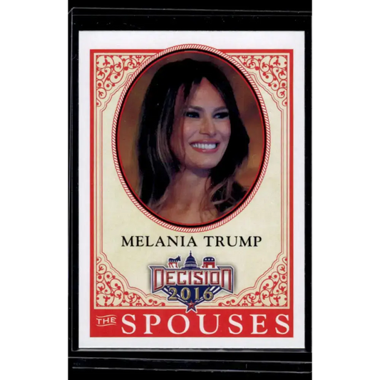 2016 Leaf Decision 2016 #63 Melania Trump NM-MT Political Trading Card - Non-Sports Card Single