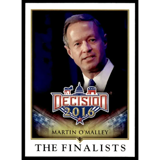 2016 Leaf Decision 2016 #86 Martin O’Malley NM-MT Political Trading Card - Political Trading Card Single