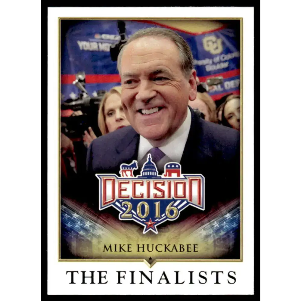 2016 Leaf Decision 2016 #87 Mike Huckabee NM-MT Political Trading Card - Non-Sports Card Single